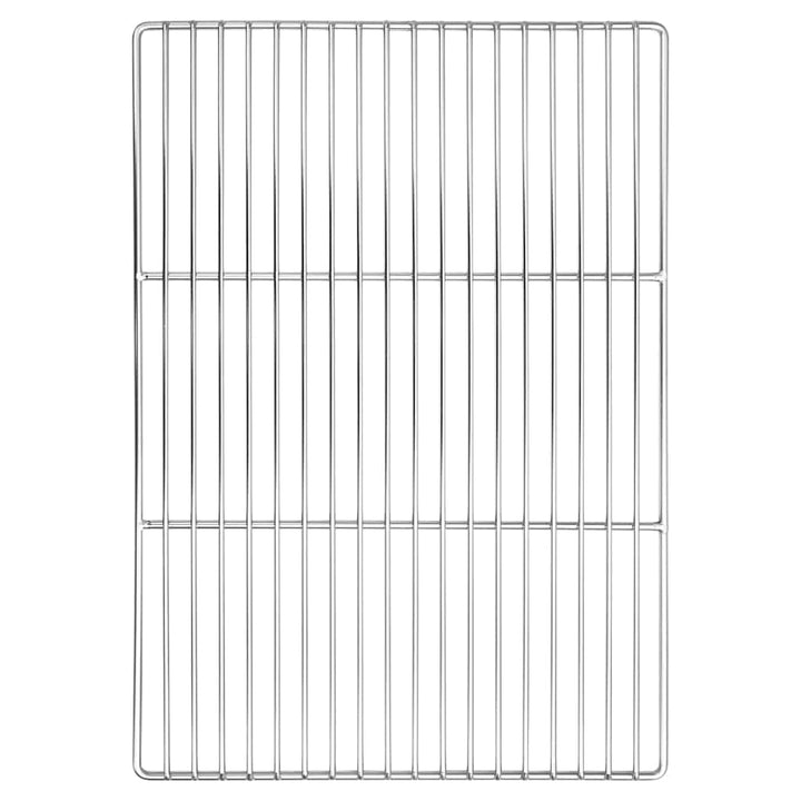 vidaXL Grillrost Silber 50 x 35 cm Edelstahl, Garten und Terrasse, Rechteckiges Edelstahl-Rost, mode
