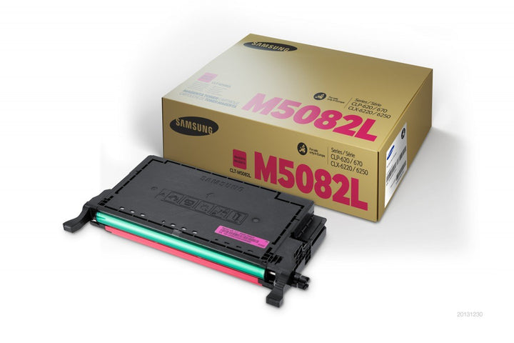 HP CLT-M5082L/ELS (‎SU322A) Original Toner Magenta (Hohe Reichweite, Kompatibel mit: CLP-620/CLP-670