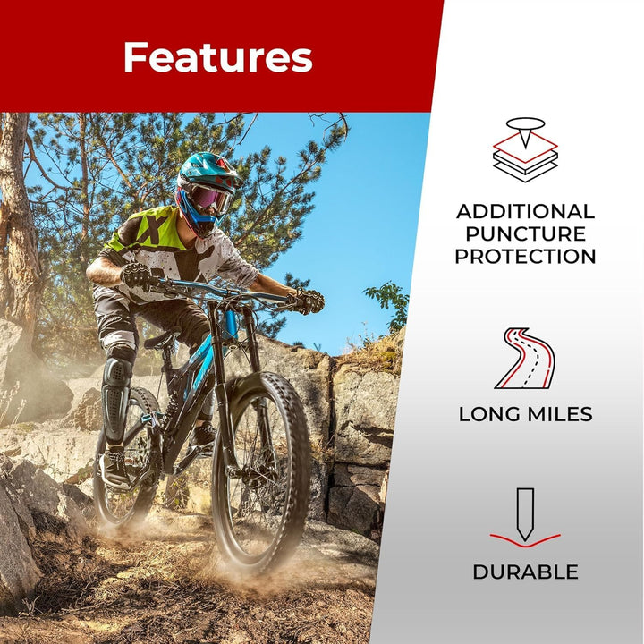 Fincci Fahrradreifen 29 x 2.6 Zoll 66-622 ETRTO Reifen mit Nylonschutz, 60 TPI für Mountain, MTB, Do