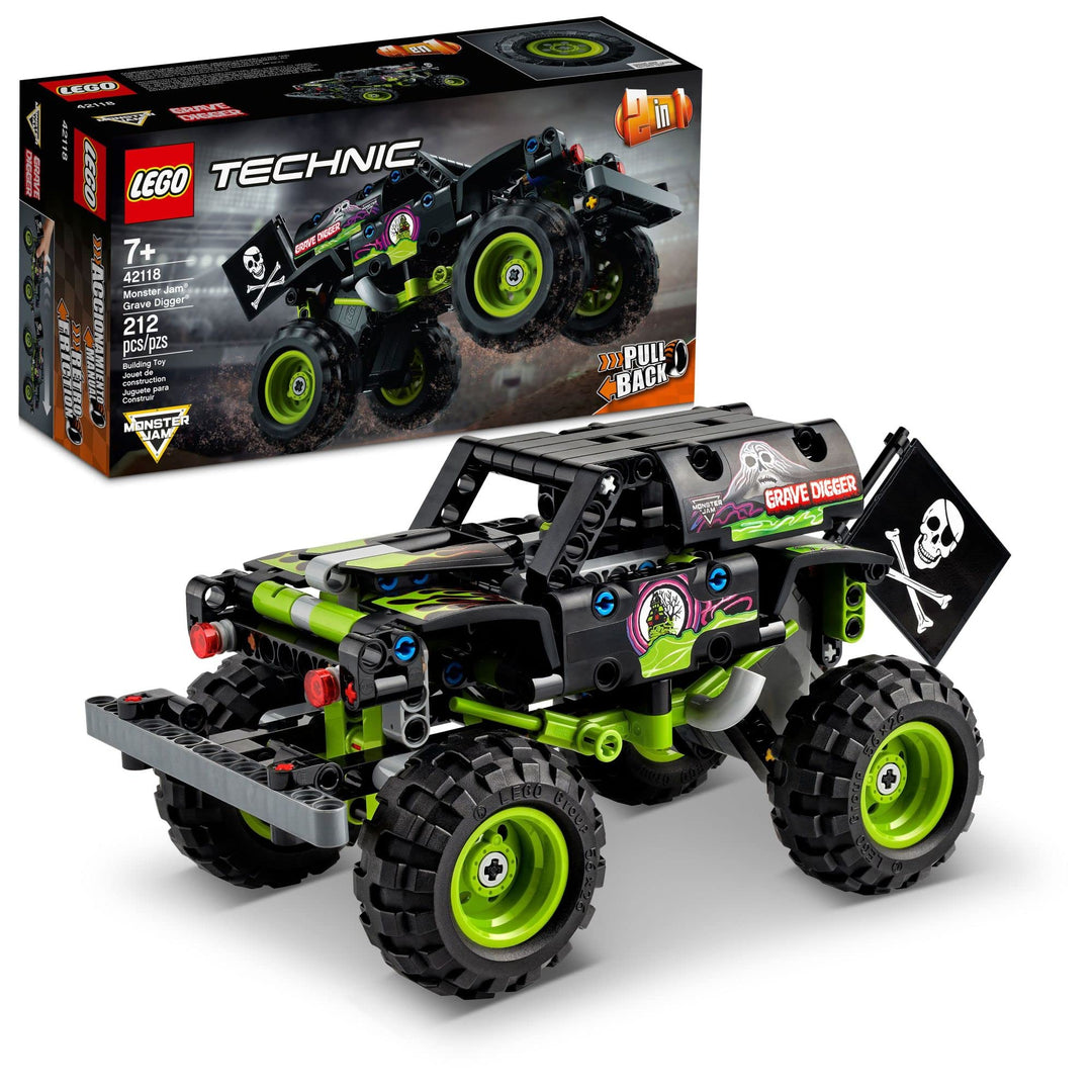 Lego Technic 42118 - Monster Jam - Grave Digger Truck (212 Teile) NEU 2021