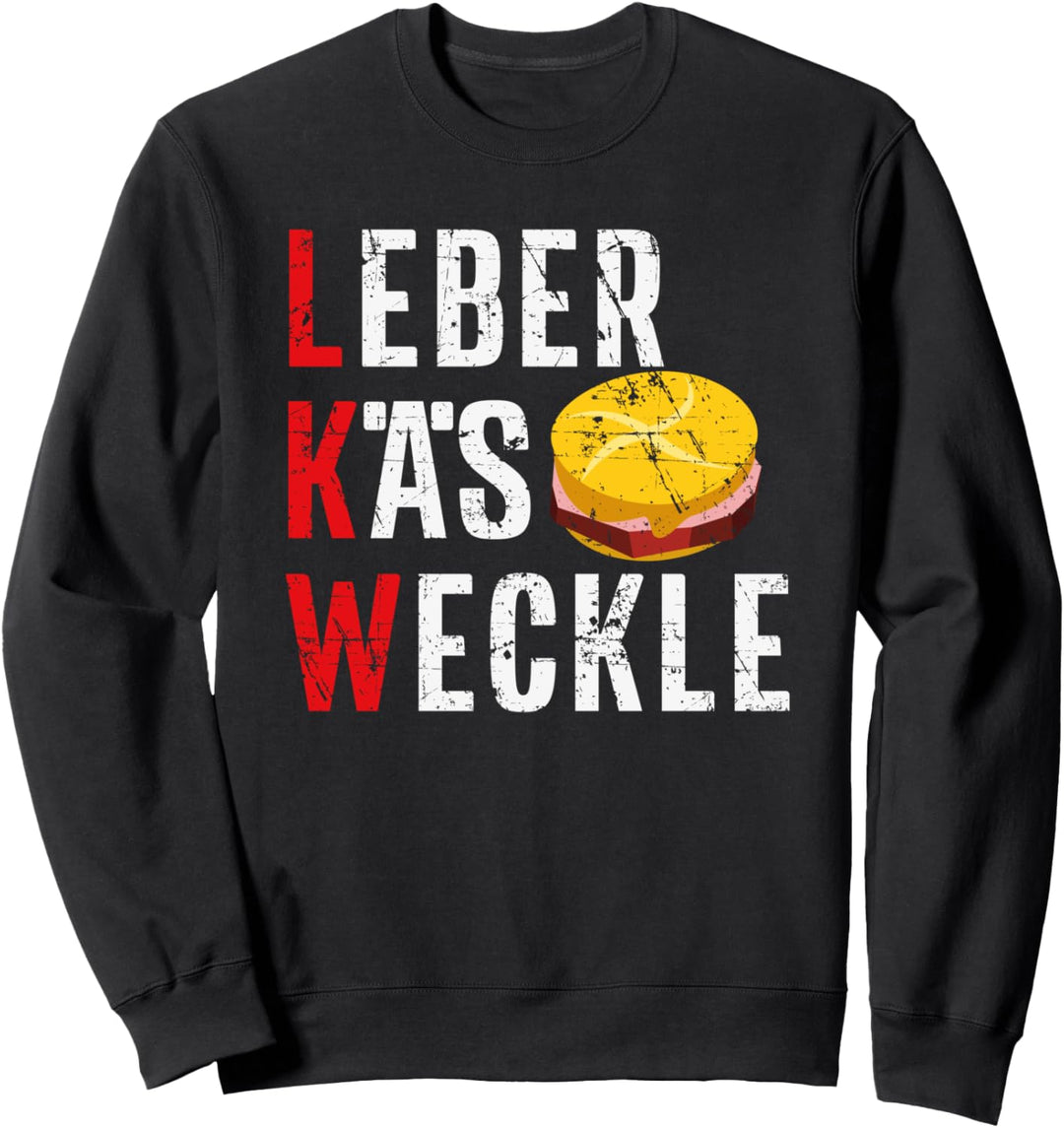 LKW Leberkäsweckle Leberkas Imbiss Leberkäse Brötchen Sweatshirt