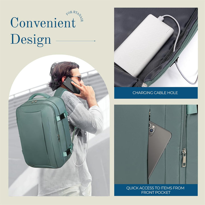 Lossga Für Ryanair Handgepäck 40x20x25 Handgepäck Rucksack Reiserucksack Flugzeug Rucksack 40x20x25
