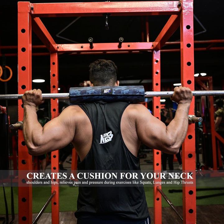 Barbell Padding, 30 mm Extra Thick, Hip Thrust Pad with Strength Fastening, Heavy Duty Rod Cushion w