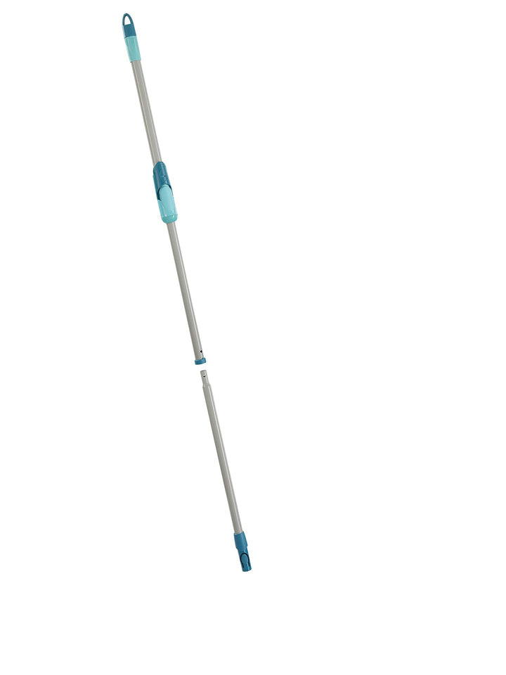 Leifheit 89114 Drillstiel CLEAN Twist Evo, Silber-türkis,