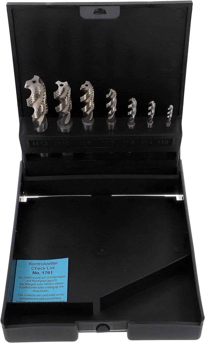 Völkel, 80700 Maschinengewindebohrer Satz ISO 529 HSS-G 3-12