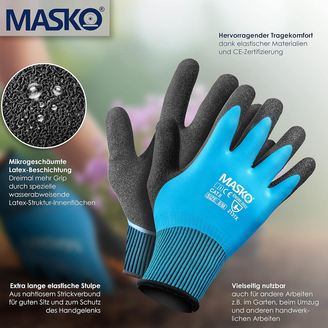 MASKO® Drehmomentschlüssel 6tlg. Set 40-210Nm 1/2' CV inkl. 3 Stecknüsse 17mm 19mm 21mm & Verlängeru
