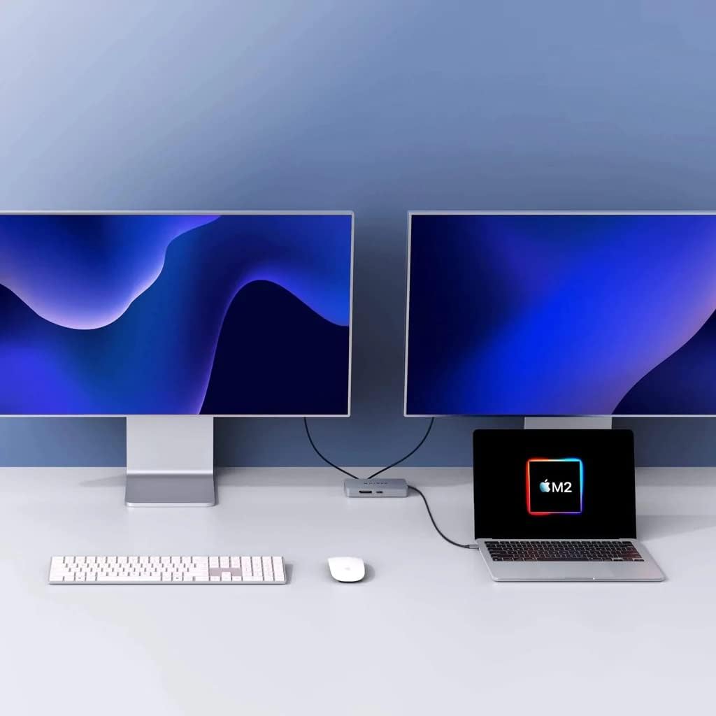 Hyper Drive Dual HDMI 10-in1 Travel Dock für MacBook