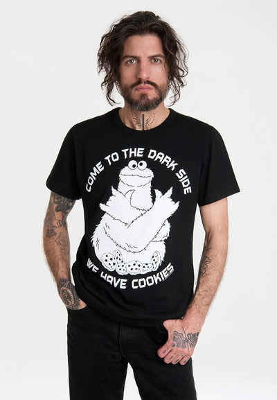 Logoshirt® Sesamstrasse I Krümelmonster I Come to The Dark Side I T-Shirt Print I Damen & Herren I k