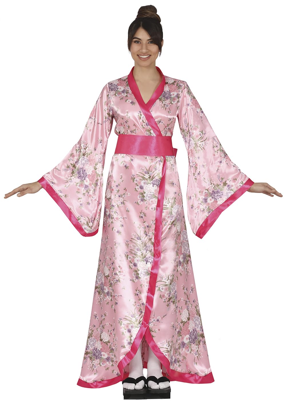 FIESTAS GUIRCA | Geisha Japanisches Kostüm - Kimono und Gürtel - Asiatische, Orientalische und Japan