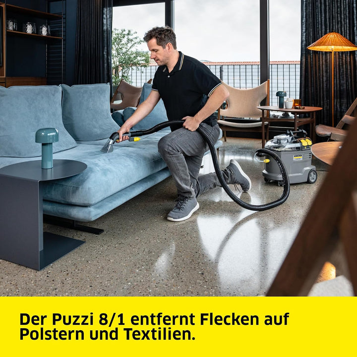 Kärcher Waschsauger Puzzi 8/1 Adv, leistungsstark, für die Reinigung von Polstern, Fleckentfernung a
