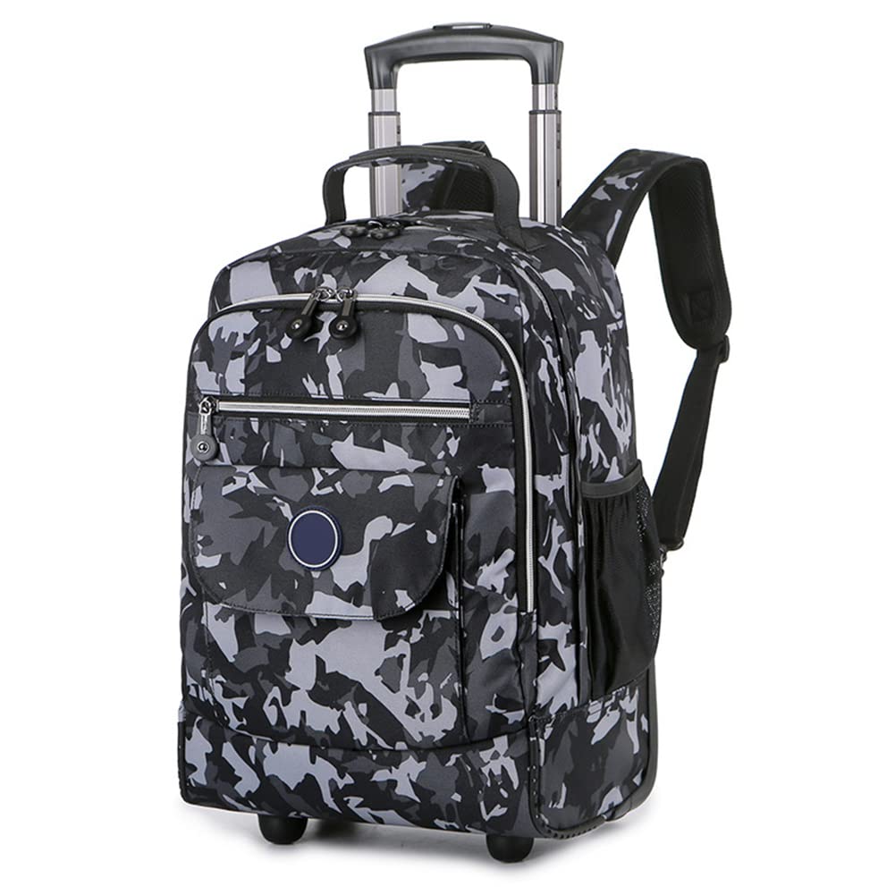 CONSIELI Trolley Rucksack mit Rollen Kinder Schulranzen Rucksäcke Multifunktionaler Schultrolley Sch