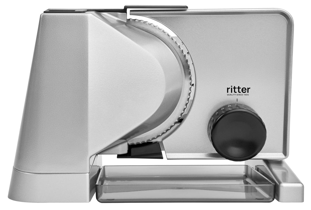 ritter solida 4 Duo Plus, Elektrischer Allesschneider & Brotschneidemaschine aus Vollmetall, Made in