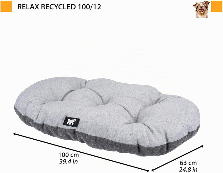 Ferplast Hundebett Relax, Hundekissen, Katzenkissen, Hundematte für Hundehütten und Autos – waschbar