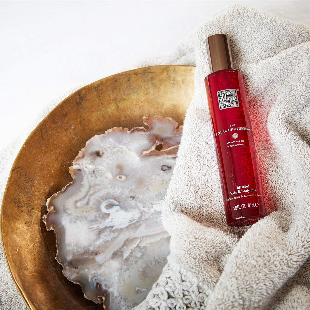 RITUALS Haar- & Bodyspray von The Ritual of Ayurveda, 50 ml – Mit Indischer Rose & Süssmandelöl – Be