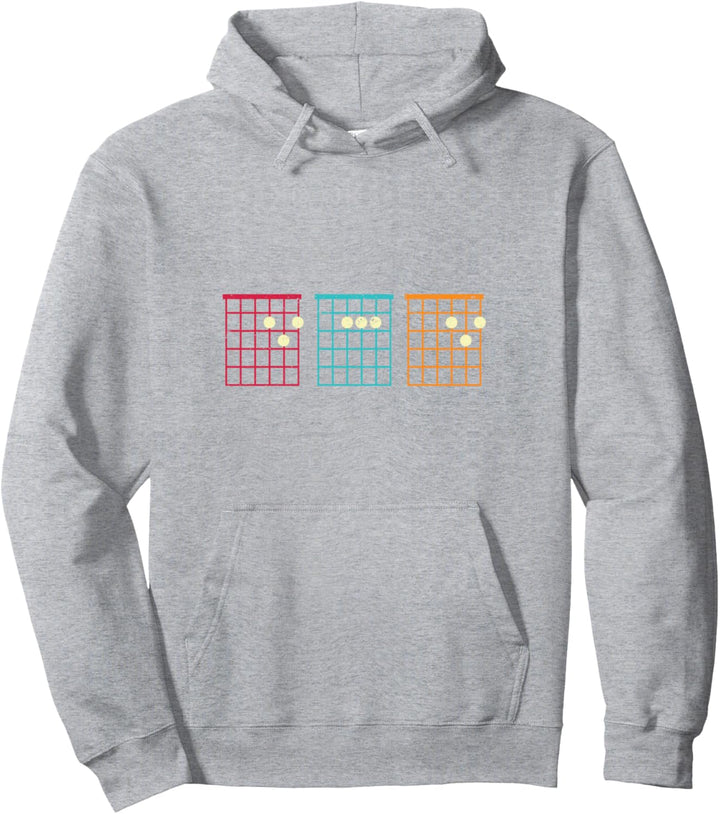 Alles Gute zum Vatertag 2021 Papa Gitarre Akkord Vintage Her Pullover Hoodie