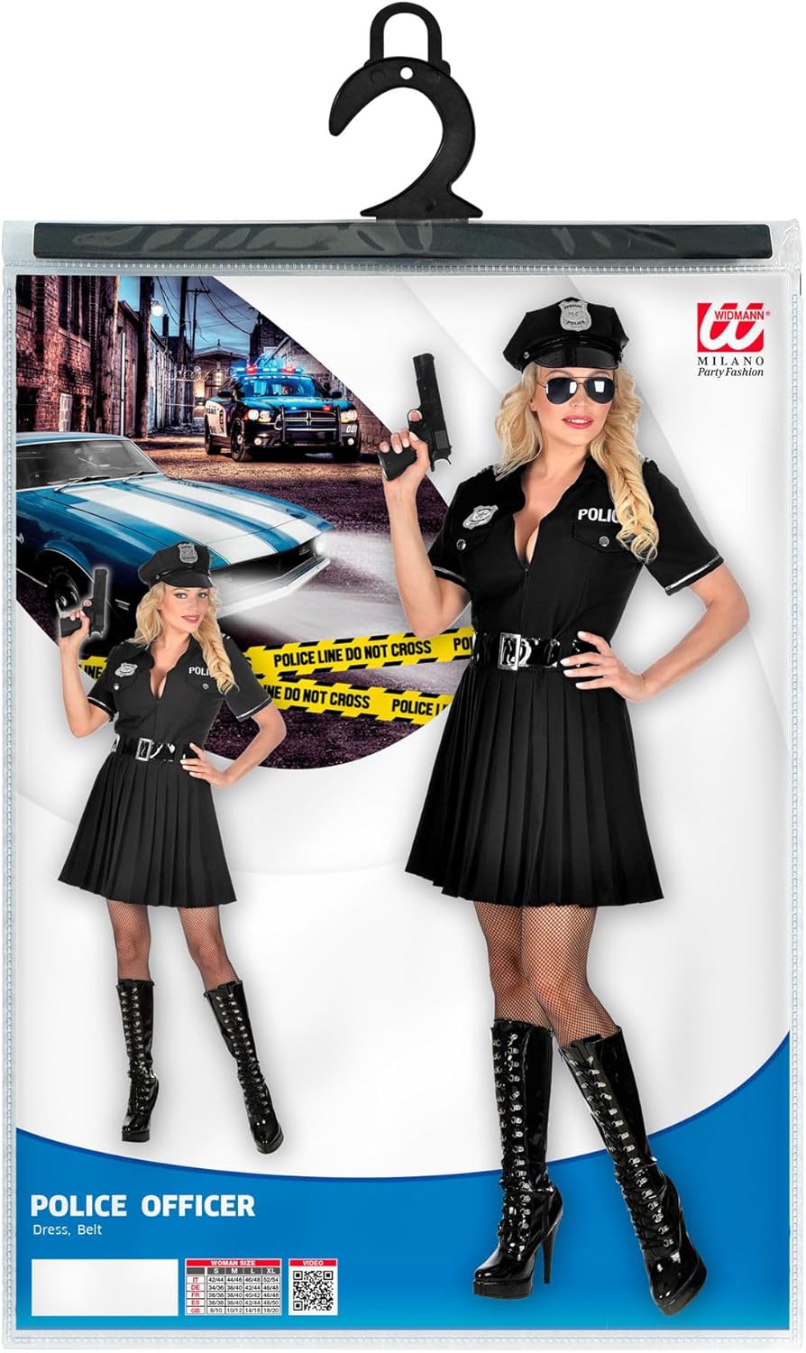 W WIDMANN MILANO Party Fashion - Kostüm Polizistin, Kleid, sexy Uniform, Police Officer, Polizei, Fa