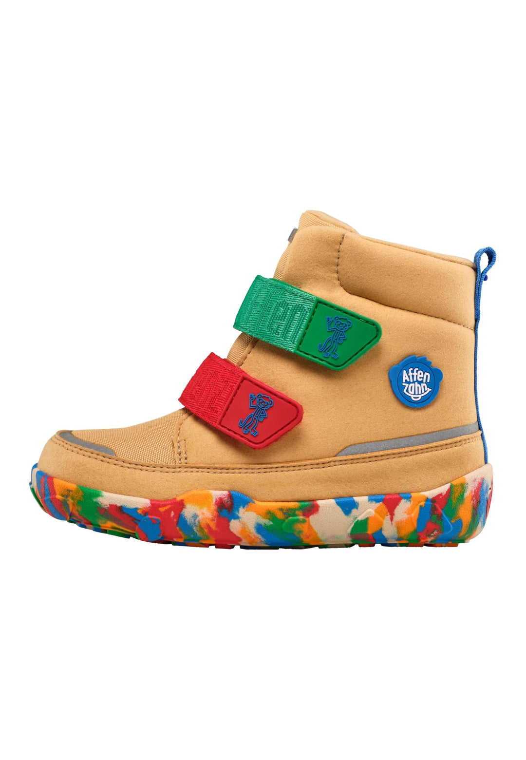 Affenzahn Winterstiefel Vegan Comfy warm gefüttert, wasserdicht mit Kletterverschlüssen, Grösse 21-3