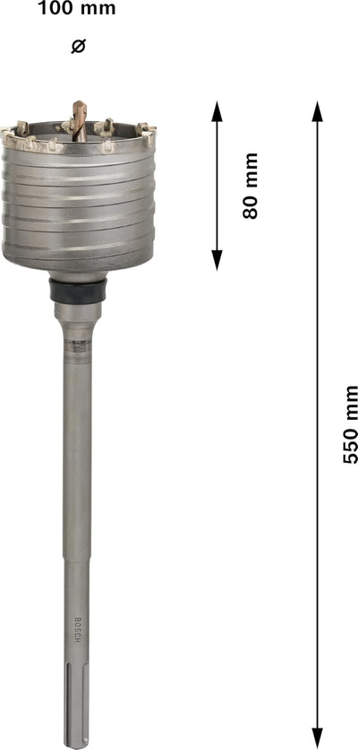 Bosch Accessories Bosch Professional Hohl-Bohrkrone SDS-max-9 Core Cutter einteilig (Ø 100 mm) 100 m