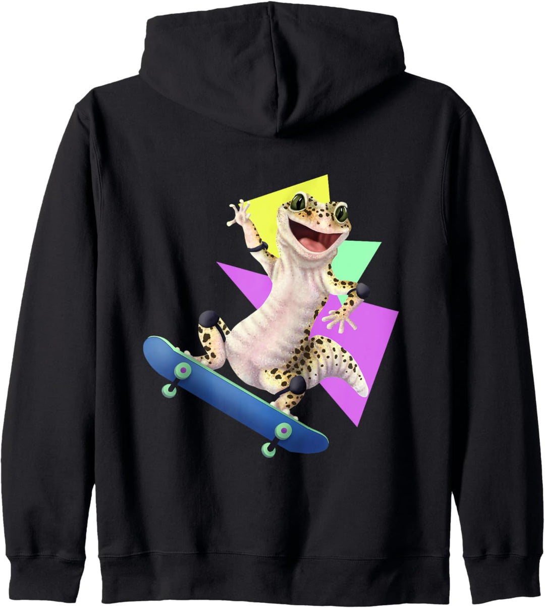 Skateboard Leopardgecko Kapuzenjacke