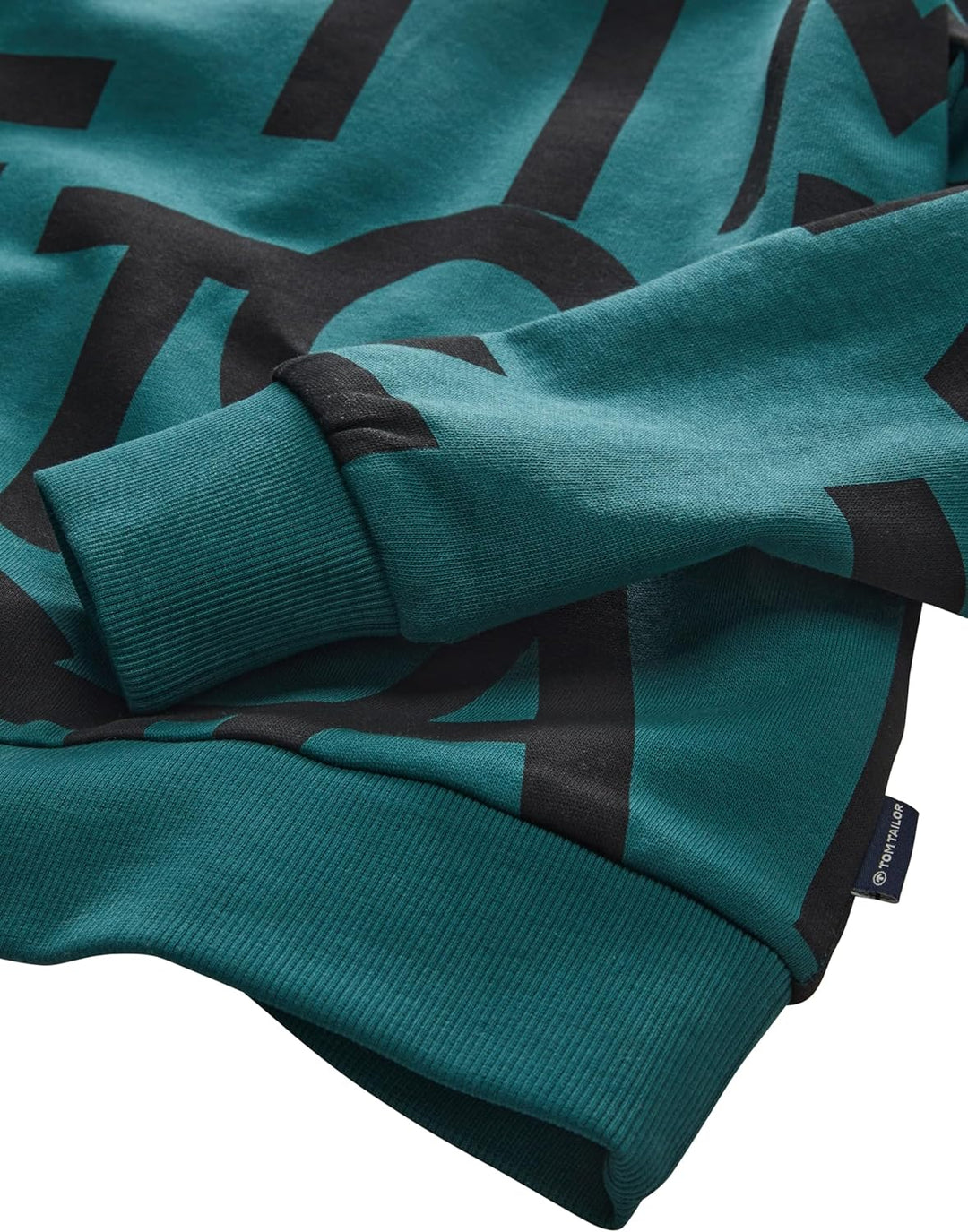 TOM TAILOR Jungen Kinder Sweatshirt 152 34060 - Jasper Green Wording Design, 152 34060 - Jasper Gree
