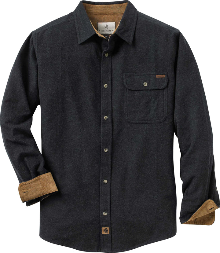 Legendary Whitetails Herren Buck Camp Flanellhemd Langarm Heather Button Down für Herren Freizeithem