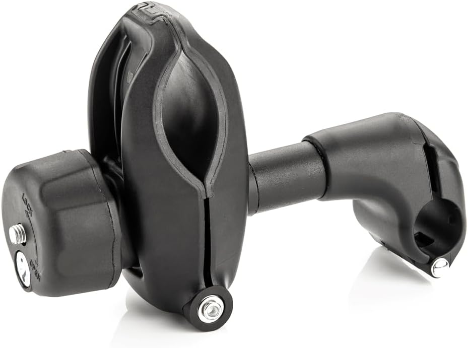 LST Rahmenhalter für Fahrradträger Radhalter 21 cm U-Bügelrohr Ø 25 mm abschliessbar