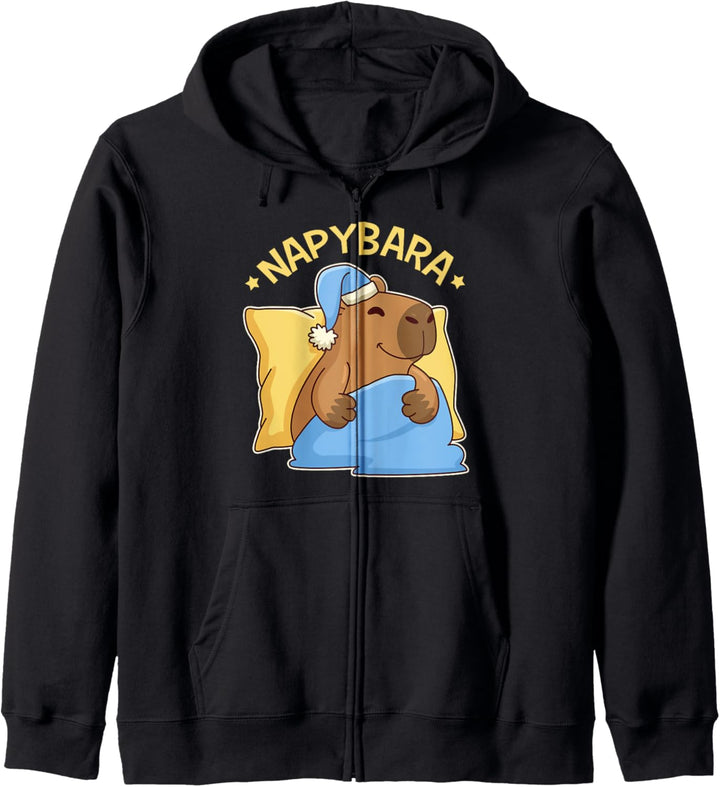 Niedlicher Nickerchen Capybara Pyjama - Nappybara Kapuzenjacke