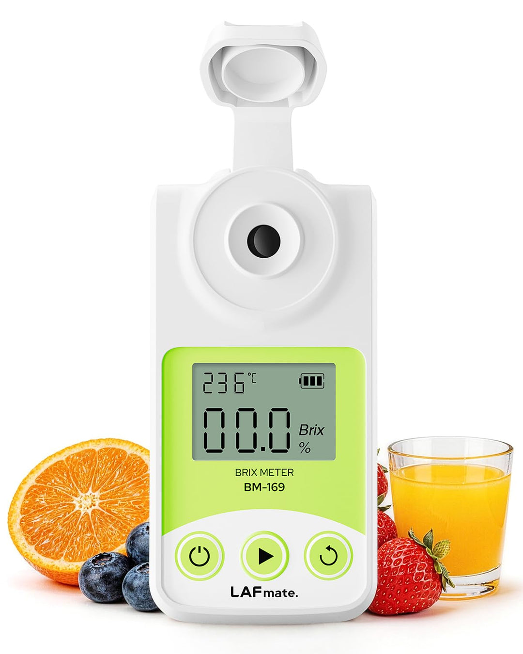 Digitales Refraktometer 0-55% Brix mit ATC, Brix Refraktometer für Weinherstellung und Home Brewing,