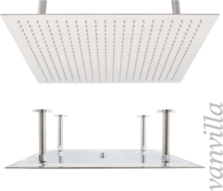 vanvilla Duschsystem mit Unterputz Duscharmatur von Grohe Eurocube Einhandmischer und vanvilla Regen