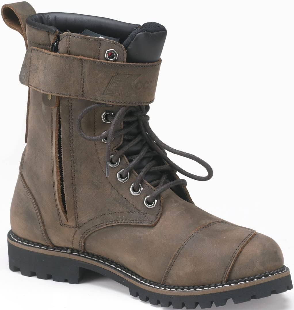 Kochmann Rider wasserdichte Motorradstiefel (Brown,44) 44 EU Braun, 44 EU Braun