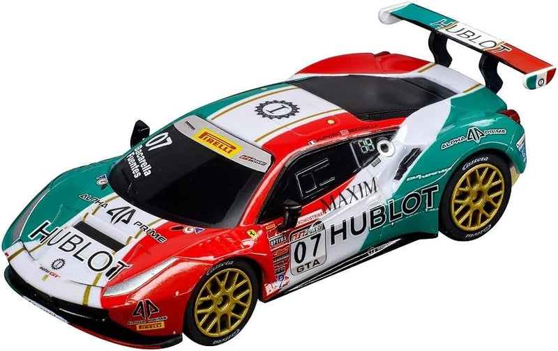 Carrera GO!!! Ferrari 488 GT3 Squadra Corse Garage Italia No.7 I Rennbahnen und lizensierte Slotcars