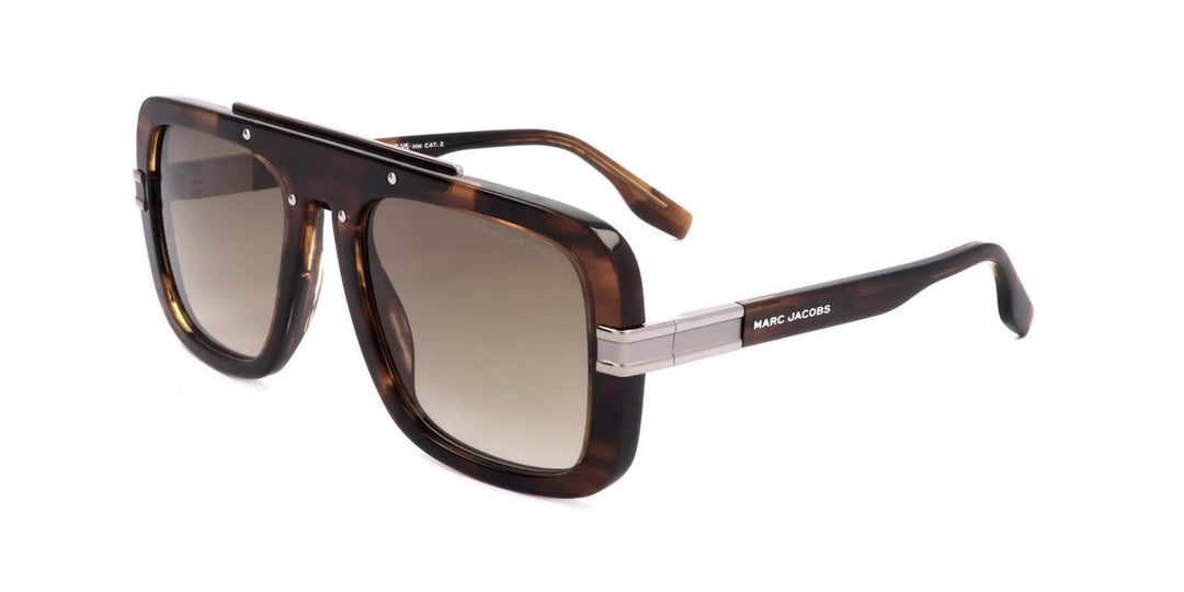 Marc Jacobs Unisex Sunglasses, Ex4/Ha Brown Horn