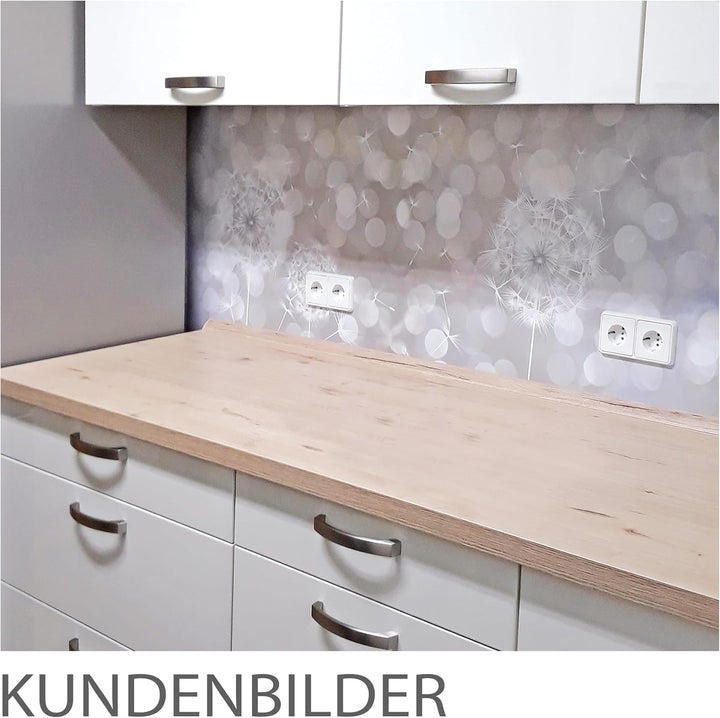 StickerProfis Küchenrückwand selbstklebend Glasoptik ausgeführt - SOMMERWIND - 1.8mm, Versteift, jed
