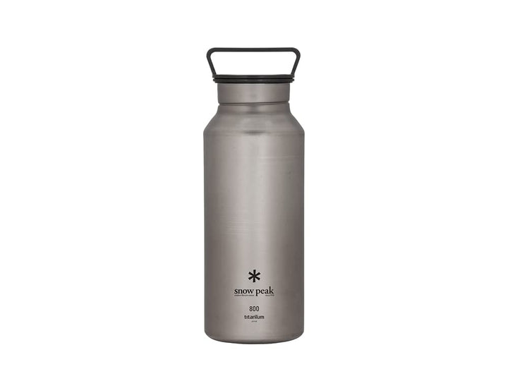 Snow Peak Titan-Aurora-Flasche, langlebig, leicht, Camping, Wandern, Rucksackreisen, 800 ml