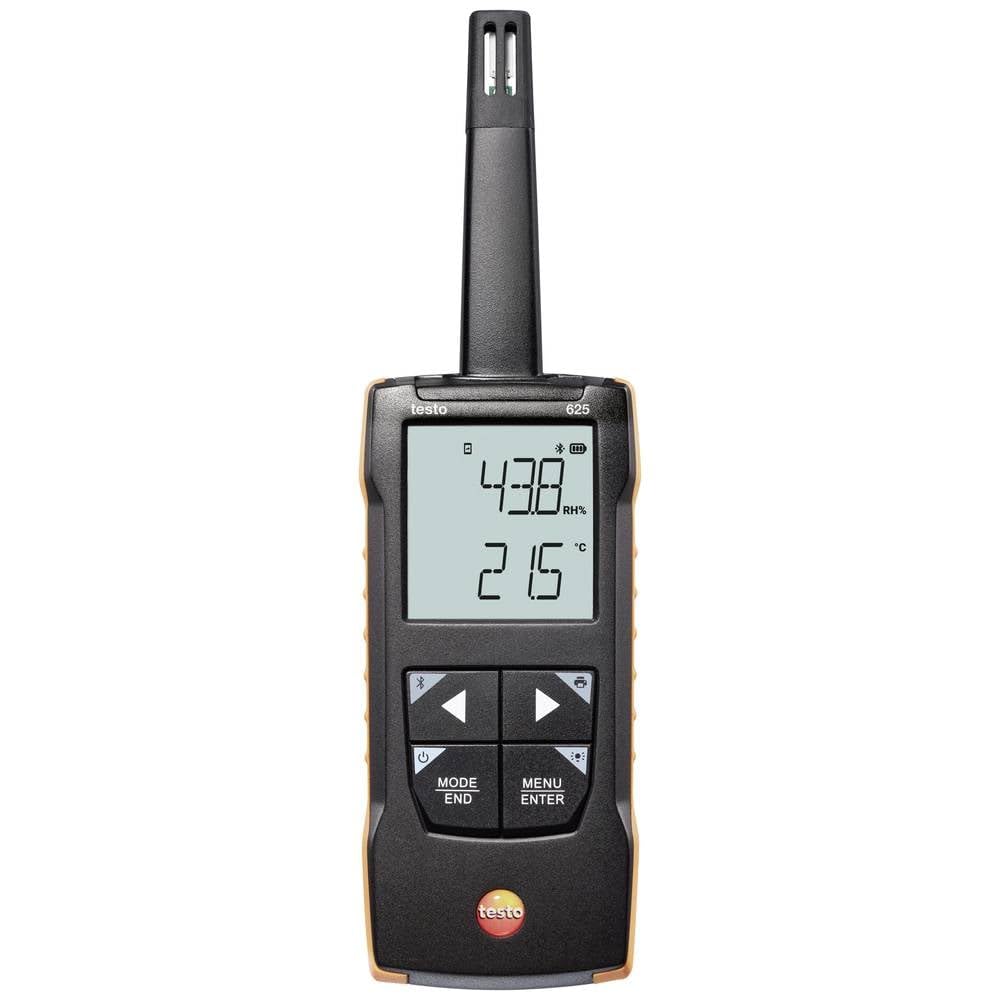 testo - 625 - 0563 1625 - Digitales Thermohygrometer mit App-Anbindung zur Messung von Luftfeuchtigk