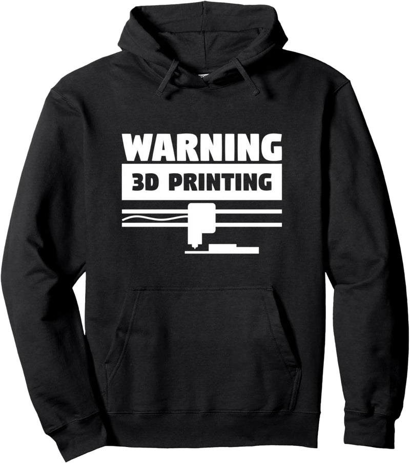 Warnung 3D-Drucker-Druck Pullover Hoodie