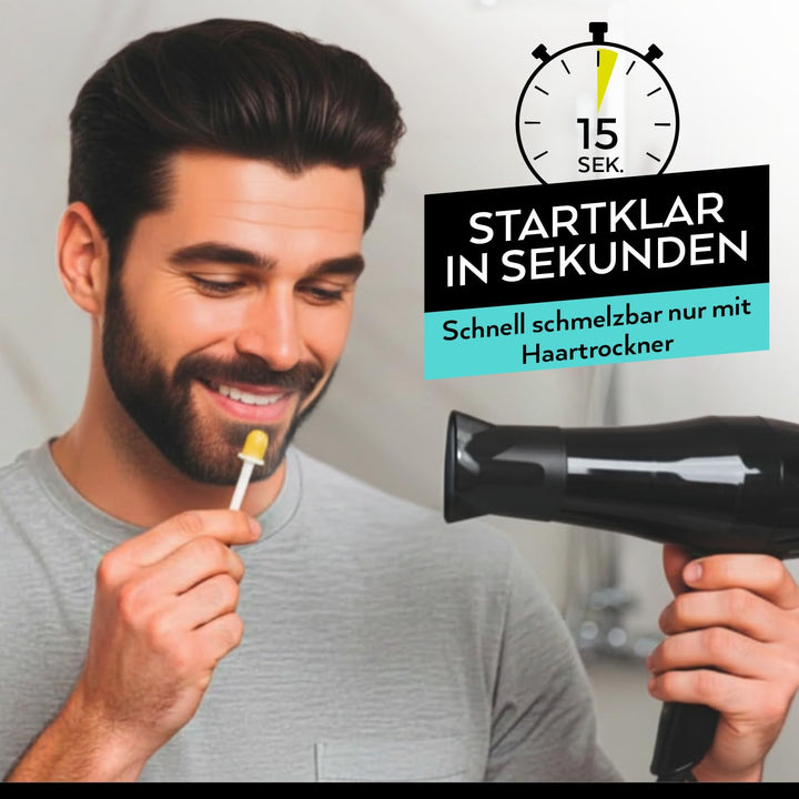 24 Wachs-Sticks zur Entfernung von Nasen- &amp; Ohrenhaaren | Die hygienische und langanhaltende Art der