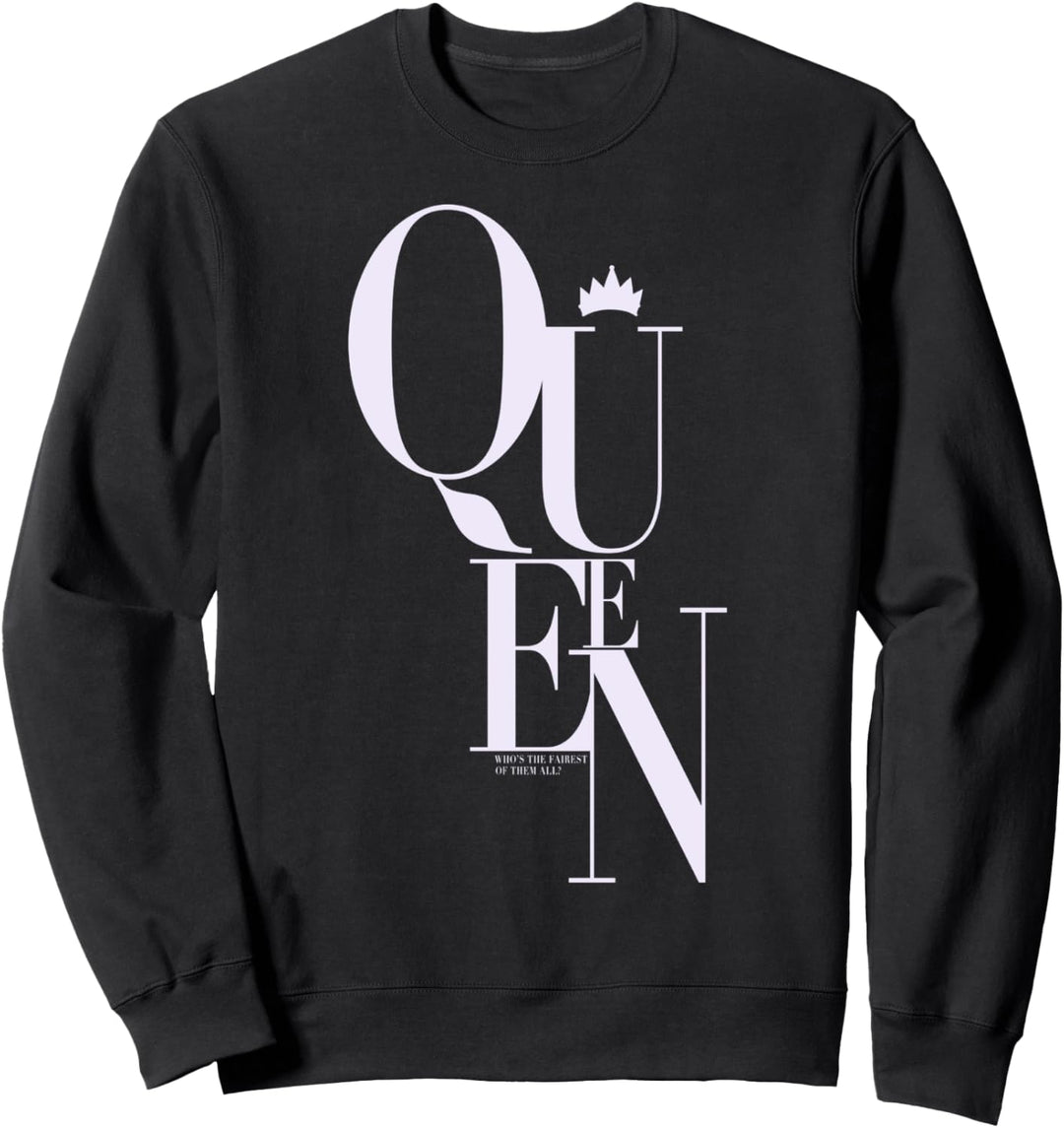 Disney Villains Evil Queen Text Logo Sweatshirt