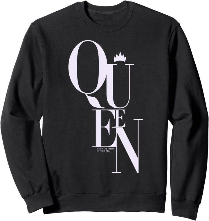 Disney Villains Evil Queen Text Logo Sweatshirt