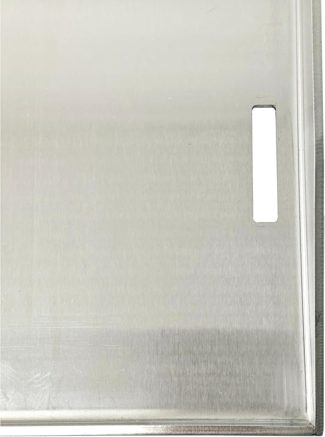 GEDA Grill Plancha Grillplatte Edelstahl Set, massiv 4mm, rostfrei, 49x 30x 4cm – mit 2-tlg. Grillsp