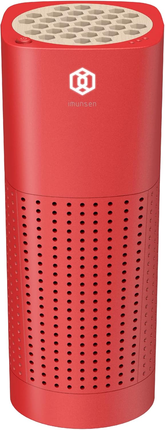 IMUNSEN M-003R Luftreiniger mit Zypressenholzfilter, 4-Stufen-Filtration, echter H13-HEPA-Filter, US