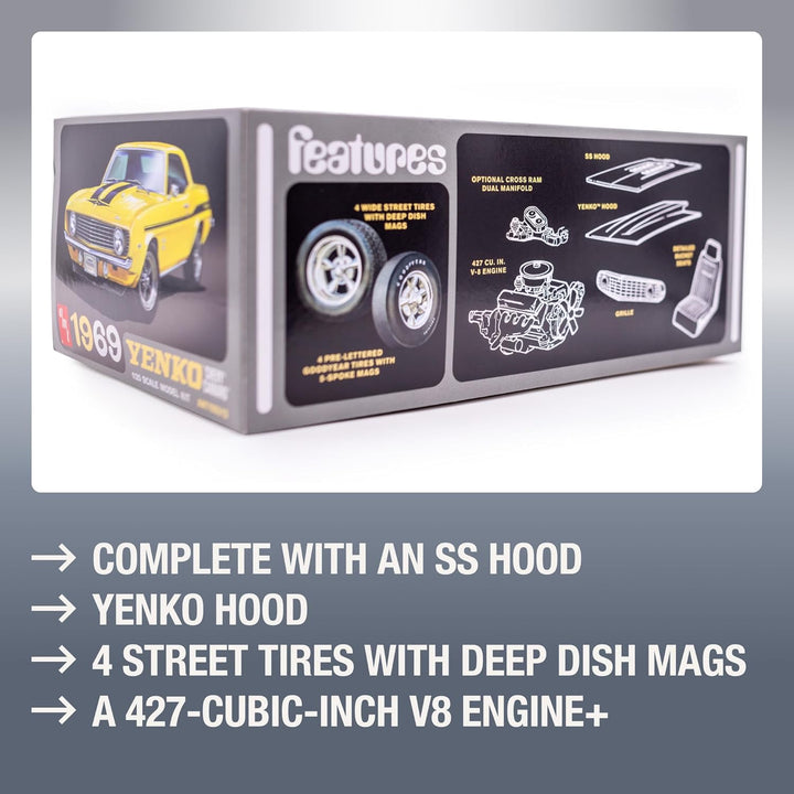 AMT AMT1093/12 1:25 1969 Yenko Camaro Modellbausatz, Mehrfarbig, S