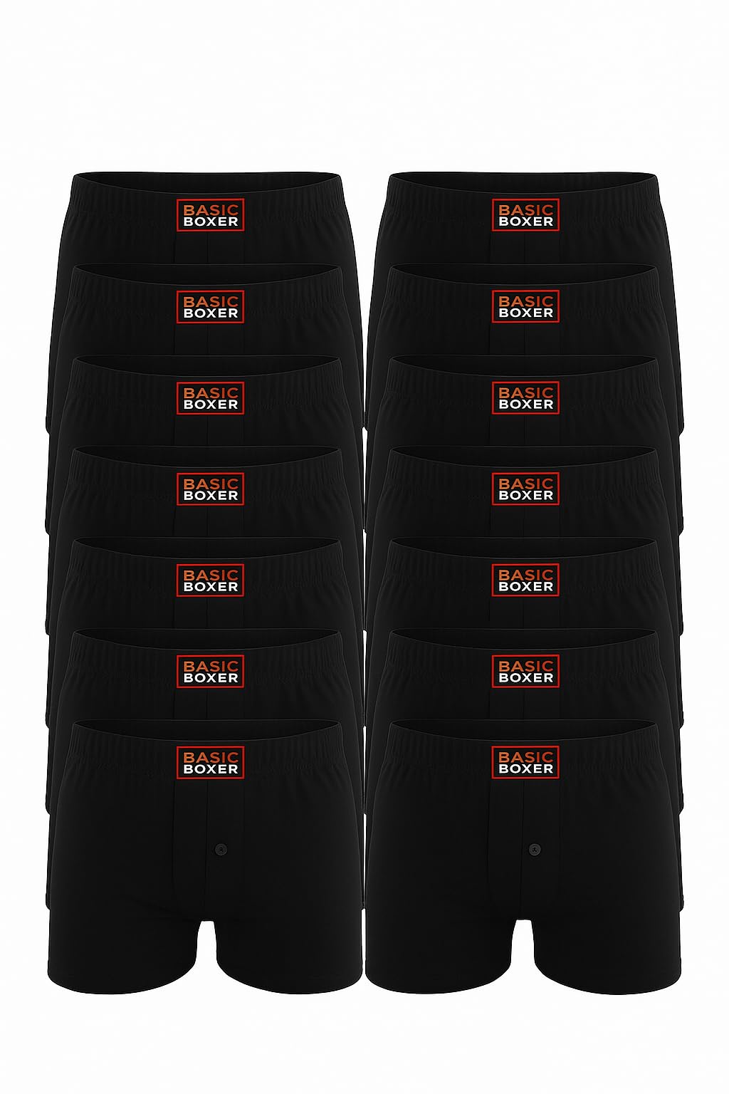 Boxershorts Herren Baumwolle (3er, 6er, 12er Pack) - Männer Unterwäsche Unterhosen Men Retroshorts B