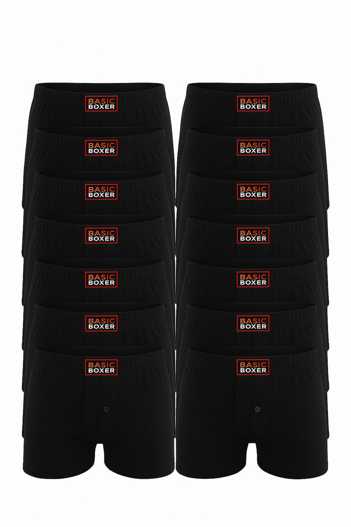 Boxershorts Herren Baumwolle (3er, 6er, 12er Pack) - Männer Unterwäsche Unterhosen Men Retroshorts B