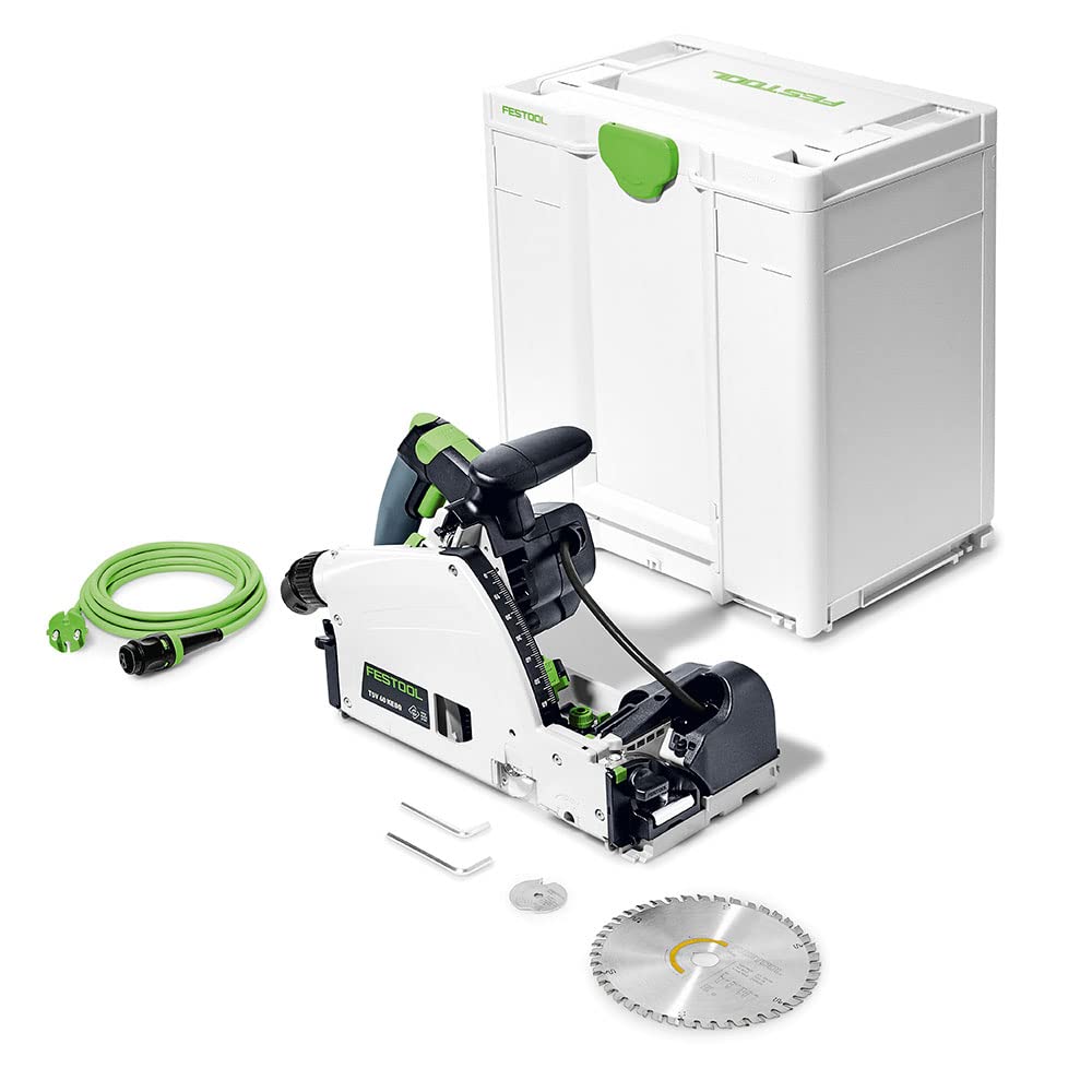 Festool Vorritzer-Tauchsäge TSV 60 KEBQ-Plus (mit Kreissägeblatt, Sichtfenster, Innensechskantschlüs