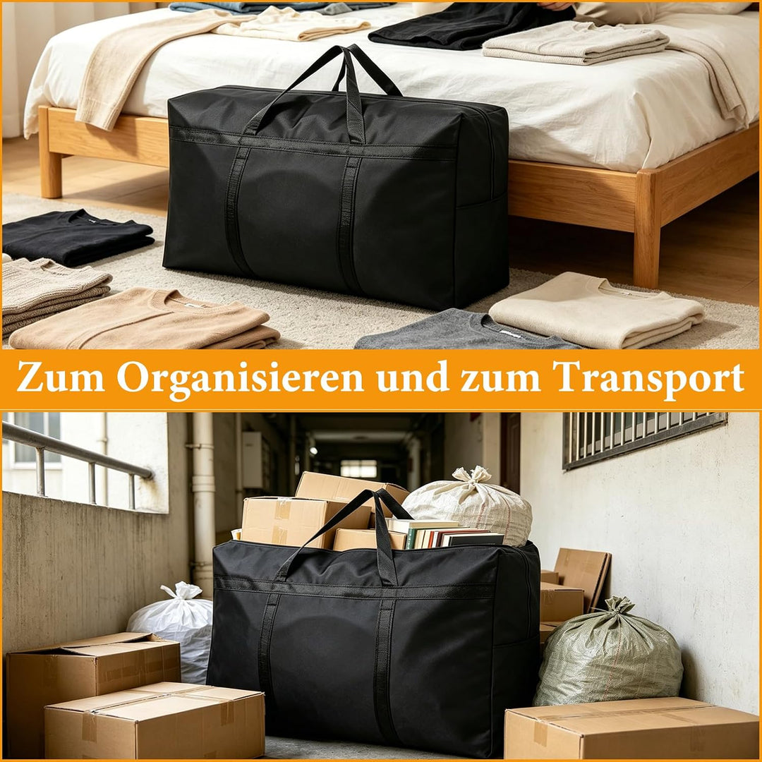 6 Stück Reisetaschen, 100x60x30cm Grosse Reisetasche Handgepäck, 180L Tragetasche, Aufbewahrungstasc