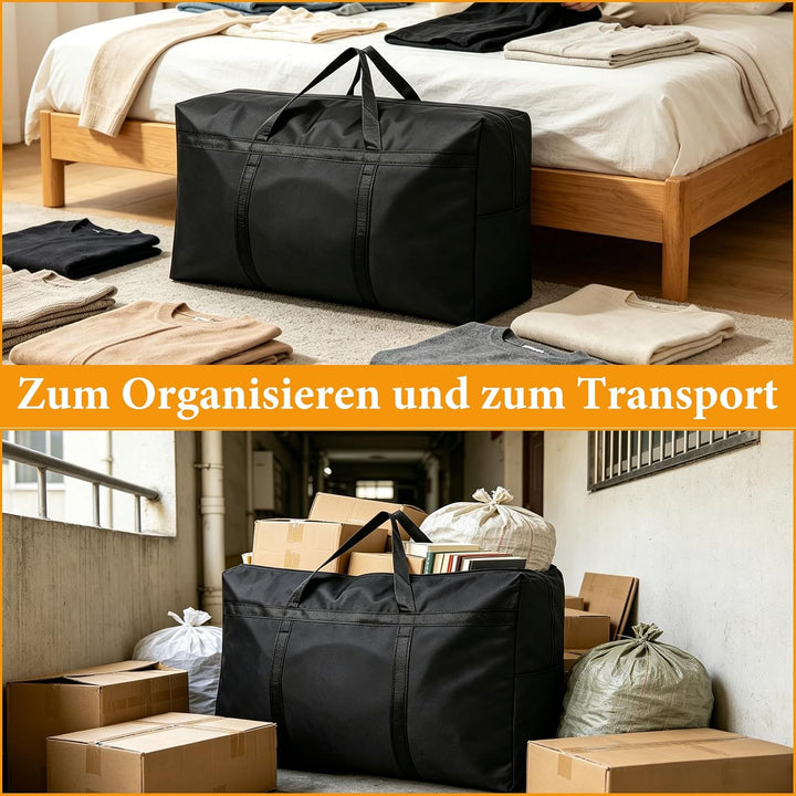 6 Stück Reisetaschen, 100x60x30cm Grosse Reisetasche Handgepäck, 180L Tragetasche, Aufbewahrungstasc