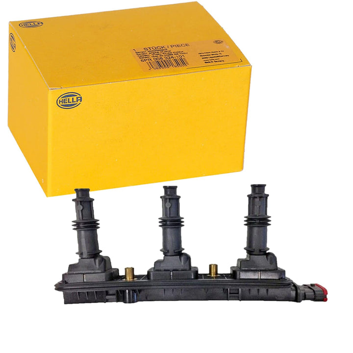 HELLA 5DA 358 000-281 Zündspule - 12V - 5-polig - Blockzündspule - geschraubt