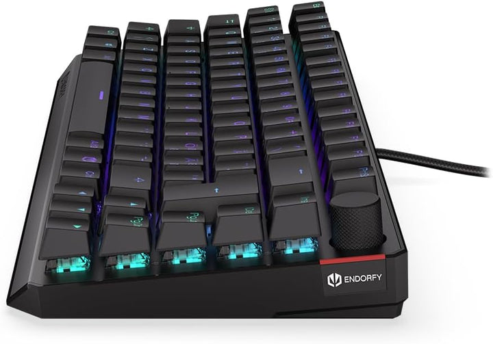 ENDORFY Thock 75% NO Red, Kailh Red linear switches, Mechanical Keyboard, Nordic Layout, PBT keycaps