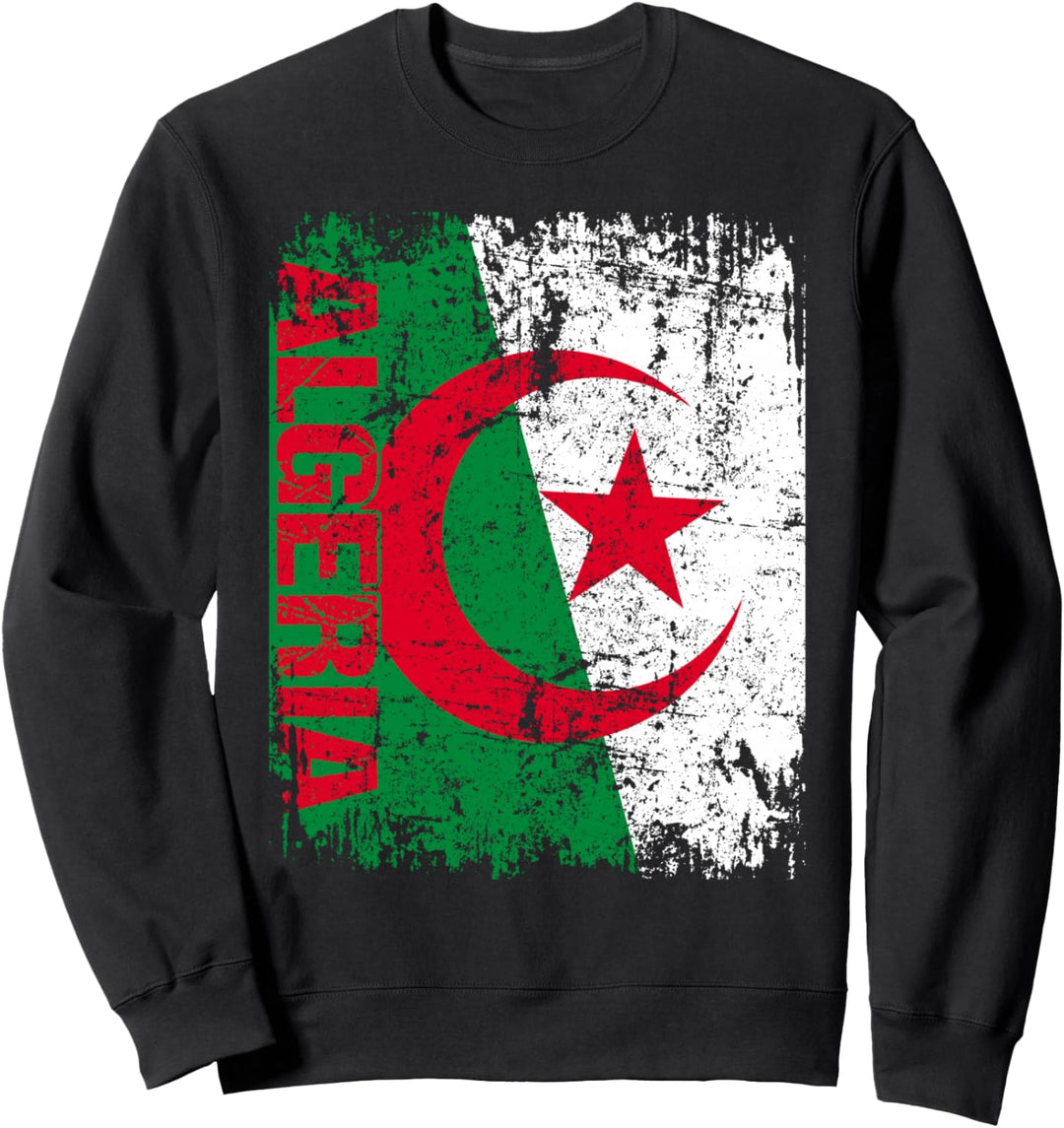 ALGERIEN Flagge Damen Herren Kinder ALGERIEN Sweatshirt